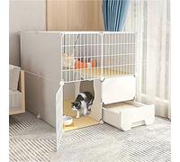 Cat Cages - Indoor Cat Playpen Enclosure for Small Animals, Detachable Wire Design, Ideal for Pets Like Kittens, Ferrets, and Guinea Pigs - Durable and Spacious Setup