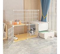 Cat Cages - Indoor Cat Playpen Enclosure for Small Animals, Detachable Wire Design, Ideal for Pets Like Kittens, Ferrets, and Guinea Pigs - Durable and Spacious Setup
