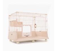 Cat Cages Indoor, Enclosed Cat Playpen with Escape-Proof Lock, Cat Crate, Easy to Move for Small Animals