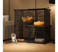 Cat Cages Indoor Large Pet Crate Detachable Extra Large Playpen Metal House for Kittens - Versatile and Spacious Design
