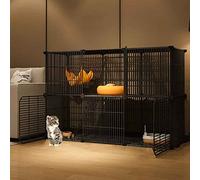 Cat Cages, Large Pet Bed, Detachable Extra Large Cat Fence, Metal Kitten Fence, Cat Bed, Cat Bed, Detachable Can En