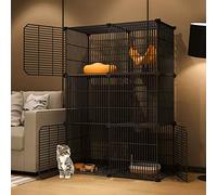 Cat Cages, Large Pet Bed, Detachable Extra Large Cat Fence, Metal Kitten Fence, Cat Bed, Cat Bed, Detachable Can En