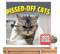 Cat Calendar 2025, Angry Kitten Wall Calendar 2025 Monthly Planner, Fun 2025 Monthly Planner Calendar, Cat Diary 2025 School Planner, Creative Cute Kitten Family Calendar, Desktop Calendars