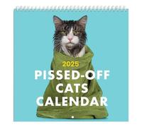 Cat Calendar 2025 Pissed-Off Cats Calendar, Funny Monthly Paper Planner Wall Calendar for Cat Lover, Novelty 2025 Calendar Pissed-Off Cats Calendar for Office Home Christmas Birthday