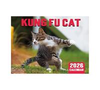 Cat Calendar 2026, Funny Cat Theme Square Wall Calendar, Large Ruled Blocks, Jan - Dec 2026 Date Navigator For Dream Board Routine Setter Memo Field Action Plan Success Counter