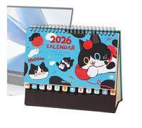 Cat Calendar 2026,Spiral Bound Cute Cat Planner | 12-Month Paper Calendar - for Animal Lover Planning Scheduling Decoration Organization