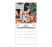 Cat Calendar - Creative Wall and Desk Planner with Cute Dog and Cat Designs for Daily Organization, Durable Monthly Layout with Ample Writing Space, Ideal for Home, Workplace, Table, Family