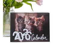 Cat Calendar, Kitten Wall Calendar, 2026 Funny Monthly Planner, Adorable Feline Art Organizer, Cute Scheduling Tool for Friends, Family, Home, School, Perfect for Planning, Tracking Events