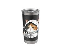 Cat Calico Nope Not Today Stainless Steel Insulated Tumbler