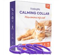 Cat Calming Collar, Anti-Anxiety, Stress and Anxiety Relief, Cat Pheromone Collar, Pack of 4