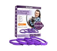 Cat Calming Collars with Pheromone to Reduce Anxiety, Stress & Scratching 30 Days Long-Lasting, Waterproof Calming Collar for Indoor, Outdoor & Travel Adjustable Anti-Stress Collar for All Ages 4 Pack