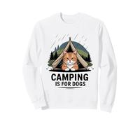 Cat Camping Jokes Cats Kitten Kittens Humor Sweatshirt