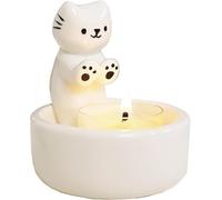 Cat Candle Holder, Cute Cartoon Candle Holders, Kitten Warming Paws Tea Light, Cute Cartoon Kitten Scented Candles Candle Lamp, Cute Cat Home Decor, Gift for Cat Lover