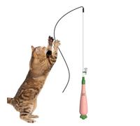 Cat Canes - Enrichment Rod with Light, Rope Toy with Carrot Handle | For Bedroom, Apartment, Post-Meal Activity, Boredom Prevention, Stimulation