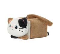 Cat Car Tissue Holder Napkin Box Soft Universal Animal Decoration Cute Creative Easy Installation Hanging Tissue Box- Brown
