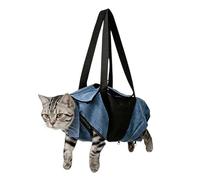 Cat care bag, scratch protection, breathable fixing bag for quiet care, care bag, for the shoulder, at home, in the bathroom