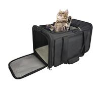 Cat Carrier American, United, Delta Airline Approved/Soft-Sided Pet Travel Bag for Medium Cat 15+ lbs Small Dog Traveling Crate Under 15 Pounds TSA Approved Carrying Cage Underseat Cabin