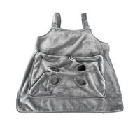 Cat Carrier Apron - Adjustable Apron with Grooming Pocket - Adjustable for Cats with Pocket - for Caring Claws for Puppies and on Walks Travel and Outdoor