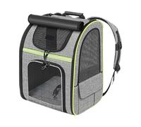 Cat Carrier Backpack, Portable Dog Backpack - Foldable and Breathable Pet Bag for Motorcycles, Hiking and Outdoor Activities