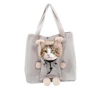 Cat Carrier Bag, Cute Breathable Canvas Draping Carry Bag, Pet Transport Bag, For Vet Visit Outdoor Hiking Grooming Daily Car Plane Airport Shopping Taxi