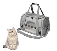 Cat Carrier Bag Dog Pet Transport Bag with Blanket | Portable Soft Bag Cat Transport Carrier, Airline Approved Foldable Medium Small Puppy Kittten Pet Travel Carrier