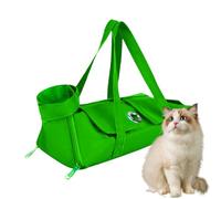 Cat Carrier Bag,Large Soft Cat Travel Bag - Spacious Anti-Scratch Portable Pouch Storage for Activities Walking Transport Hiking Travel Vet Visit Grooming