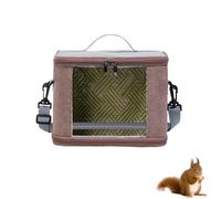 Cat Carrier Bag, Lightweight Folding Small Animal Travel Pouch with Top Ventilation Hole & Adjustable Shoulder Strap for Hamster Guinea Pig Kitten