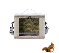 Cat Carrier Bag, Lightweight Folding Small Animal Travel Pouch with Top Ventilation Hole & Adjustable Shoulder Strap for Hamster Guinea Pig Kitten