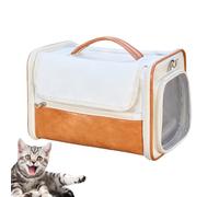 Cat Carrier Bag, Pet Transport Carriers, 9.06x12.6in Comfort Small Animals, Breathable Mesh Fabric Soft-Sided, Lightweight Secure for Travel, Vets, and Outdoor Adventures