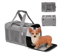 Cat Carrier Bag | Portable with Handle Pocket, Travel Bag for Pet Shoulder Strap - For Puppies, Medium Breed, Home, Travel, Picnic, Car, Camping, Walking, Outdoors