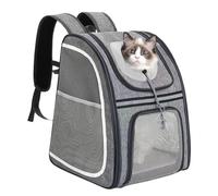 Cat Carrier Bag - Soft Breathable Cat Carrier | SPECH DE Voyage DE Chien Reflection Strips with Comfortable Straps | Non-Slip Storage Pack for Puppy Kitten Toys Snacks