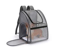 Cat Carrier Breathable Dog Carrier Backpack Lightweight Portable Pet Body Carrier Great for Carrying Puppy Cats Black