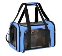 Cat Carrier - Breathable Mesh Pet Carriers For Small, Medium Cats | Travel Kitten Carrier | Portable Kennel With Soft Washable Waterproof Pad | Foldable Pet Carrier Bag