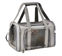 Cat Carrier - Breathable Mesh Pet Carriers For Small, Medium Cats | Travel Kitten Carrier | Portable Kennel With Soft Washable Waterproof Pad | Foldable Pet Carrier Bag