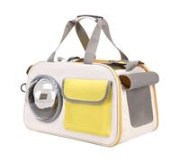 Cat Carrier, Bubble Window Kitten Bag, 17.72x10.24x11.02 Inches Breathable Travel Carrier, Lightweight Portable Holder, Comfortable Design, Ideal for Camping, Hiking, Car, Airplane, Outdoor Use