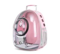 cat carrier, Cat Dog Carrier for Cats Small Puppy Space Capsule Astronaut Bubble Backpack(Pink)
