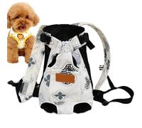 Cat Carrier, Dog Backpack Carrier | Portable Breathable Kitten Carrier with Wide Shoulder Straps - Multipurpose Dog Chest Backpack with D Lock