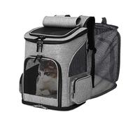 Cat Carrier - Expandable Pet Travel Carrier | Breathable Pet Backpacks | Soft-Sided Pets Transport Bags for Car Flight Vet Visit Grooming Camping Trip Travelling Walking Outdoor Transportation Daily