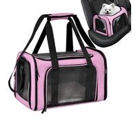 Cat Carrier, Lightweight Cat Carrier for Kittens, Breathable Pet Carrying Bag for Small Cats and Dogs, Foldable Small Pet Carrier Bag for Convenient and Comfortable Travel
