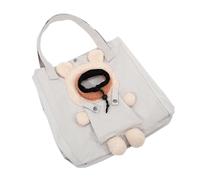 Cat Carrier Purse - Cute Canvas Tote Bag, Soft Breathable Pet Shoulder Pouch, Portable Head Out Design, For Small Dogs Cats Kitten Puppy, Travel Vet Shopping Grooming Outdoor Car Urban Commuting