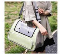 Cat Carrier Soft with Breathable Holes Cat Bag Carrier for Small Dogs and Cats, Pet Carrier for Moving Across The Country,Green