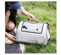 Cat Carrier Soft with Great Ventilation Cat Crates For Travel Perfect for Pets up to 15 LB, Cat Carrying Bag for Moving Across The Country,Gray