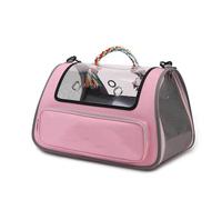 Cat Carrier Soft with Great Ventilation Soft Pet Carrier for Small Dogs and Cats, Pet Carrier For Cat for Moving Across The Country,Pink