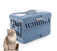 Cat Carry Bag and Transport Box - Foldable and Portable Carry Bag | Portable Transport Container with Handle, for Small Dogs and Cats on the Go on the Plane Car Camping Hiking