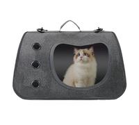 Cat Carrying Bag - Adjustable Animal Outdoor Carrier Bag | Wide Handle Clear Pet Transport Carrying Supplies for Walking Road Trip Holiday Picnic Camping