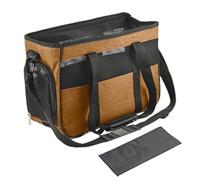 Cat Carrying Bag, Animal Travel Carrier, Pet Sling Transport, Breathable Flexible Fabric, Comfortable Secure Design, Holiday Road Trip Camping Use, 17.32 x 7.09 x 11.02 Inches Black 1 Pack