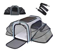 Cat Carrying Bag | Multifunctional Foldable Pet Carry Bag | Breathable Cat Bags for Walking, Car, Travel, Portable Pet Carrier for Camping, Hiking, Biking