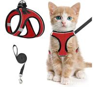 Cat Cat Breathable Chest Harness Reflective Anti-Breakaway Walking Cat Leash Cat Leash Small Dog Harness
