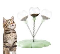 Cat Cat Dish Toy | Detachable Leak Ball Toy with Spring Bar | Funny Food Leak Balls, Pet Balls for Indoor Cats