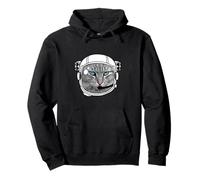 Cat Cat Pilot Chef Blue Eyes Meow Cool LOL Astronaut Pullover Hoodie